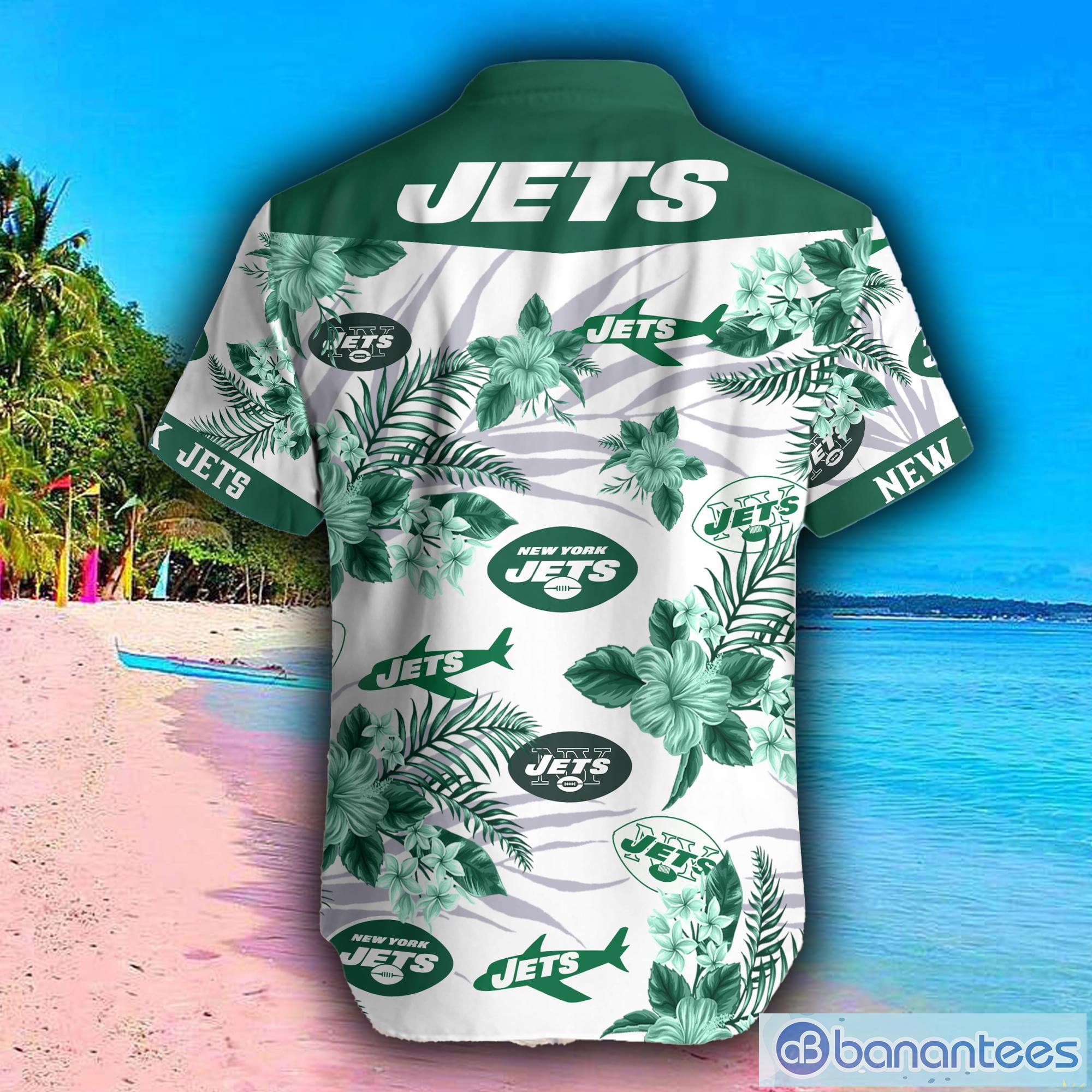 New York Jets NFL Custom Name Hawaiian Shirt For Beach Lover - Freedomdesign