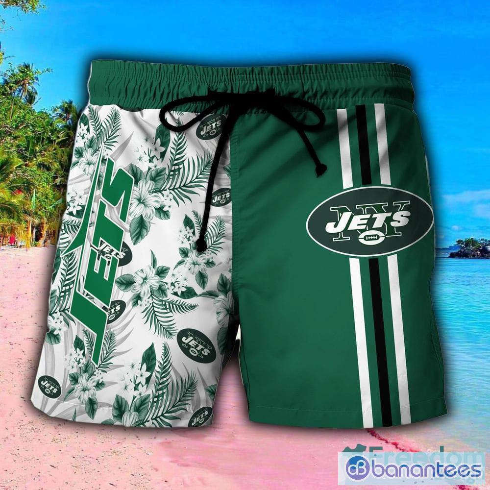 New York Jets NFL Style 9 Summer 3D Hawaiian Shirt And Shorts For