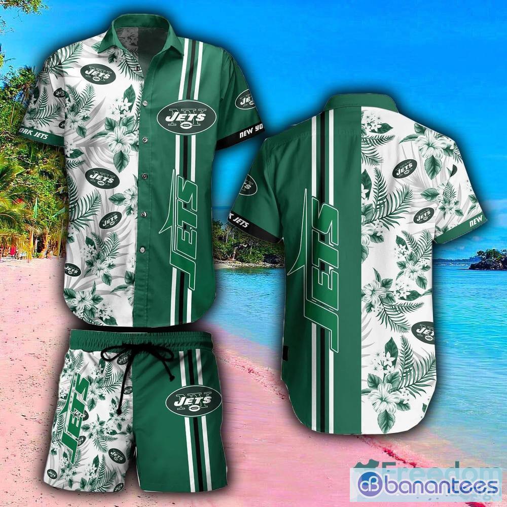 Nfl New York Giants Summer Button Up Summer Hawaiian Shirt And Shorts -  Banantees