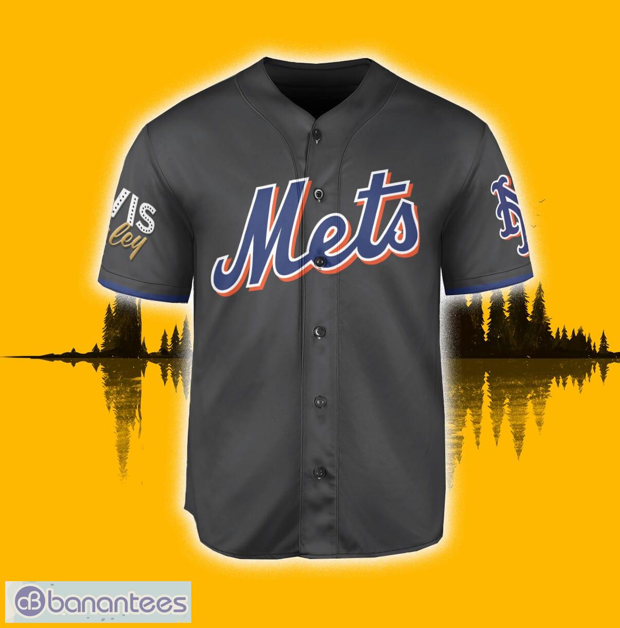 New York Mets Elvis Presley Black Custom Number And Name Jersey Baseball  Shirt - Banantees
