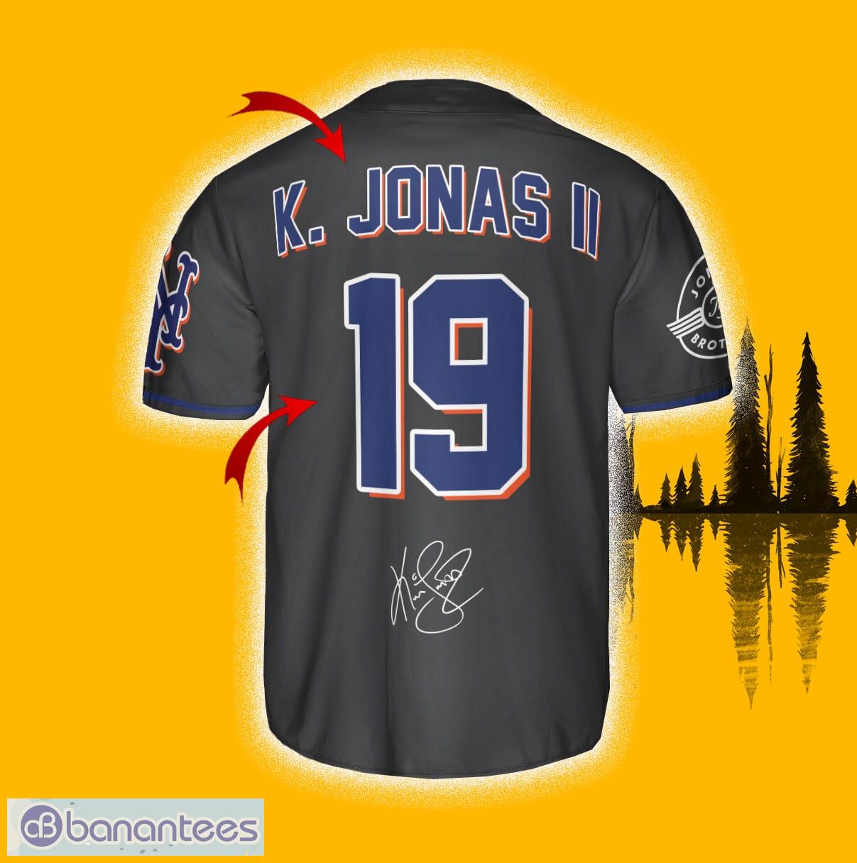 New York Mets K. Jonas Black Custom Number And Name Baseball