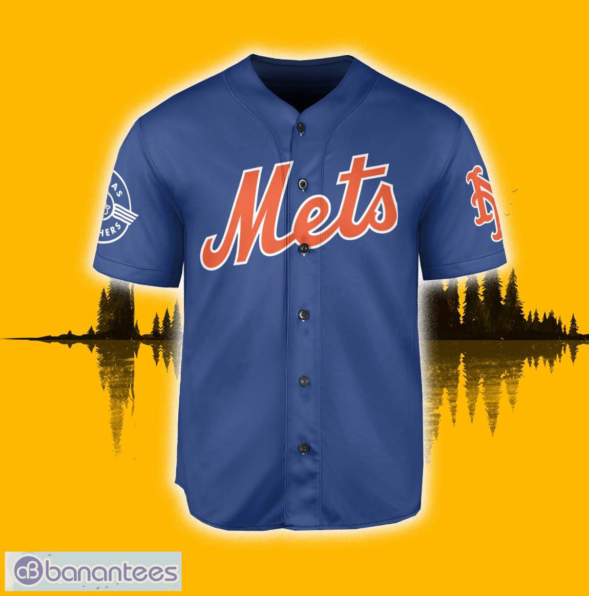 New York Mets MLB Mens Floral Hawaiian Shirt - Banantees
