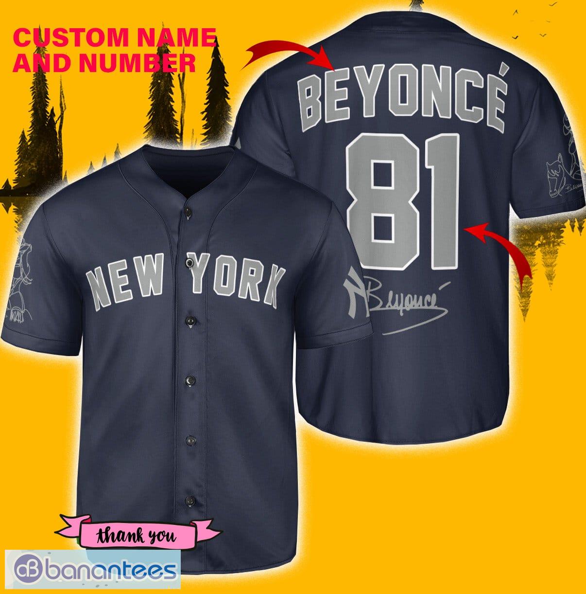Get Your White New York Yankees Beyonce Baseball Jersey Now! - Scesy