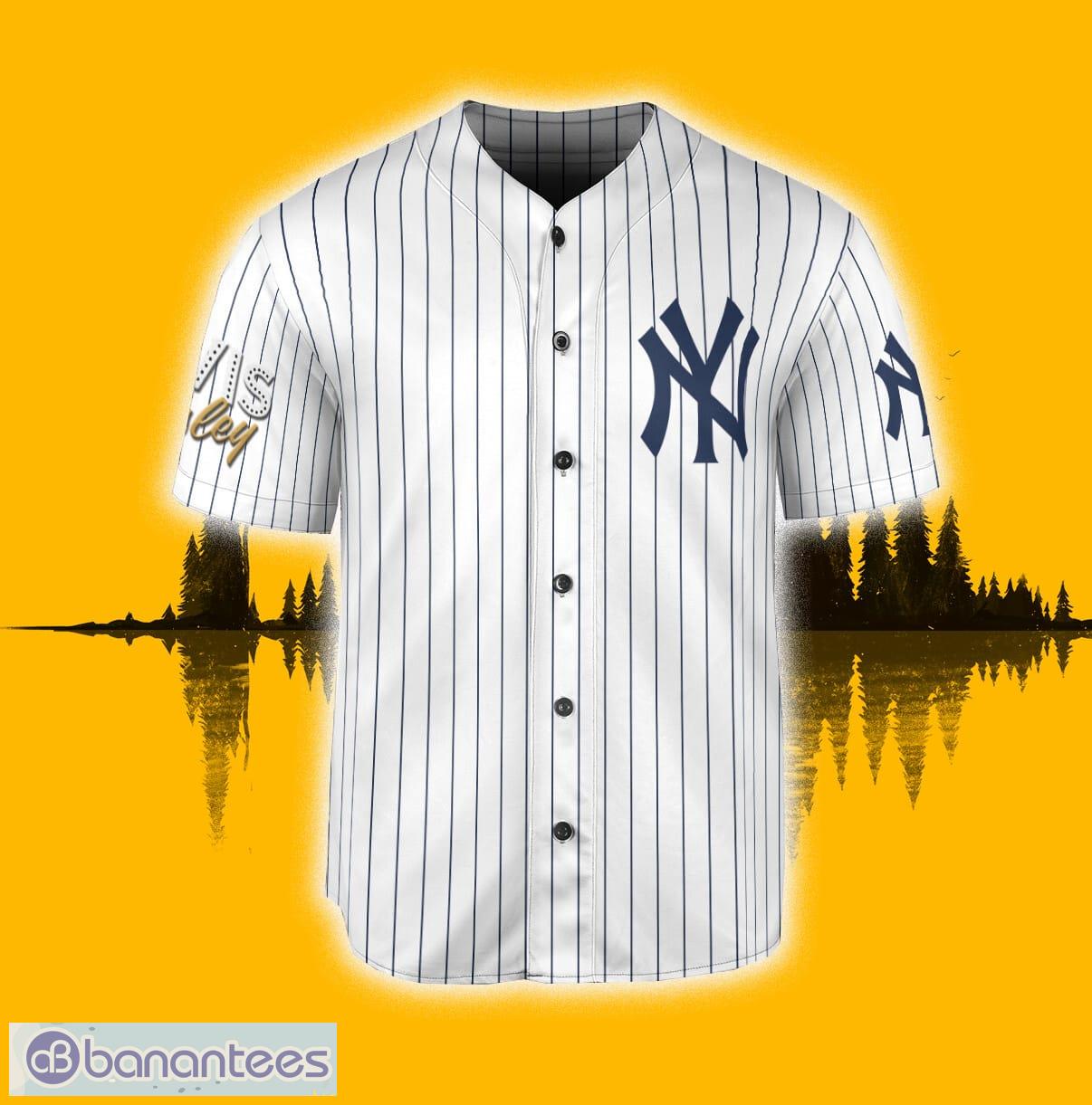 New York Yankees Elvis Presley Baseball Jersey Shirt White Custom