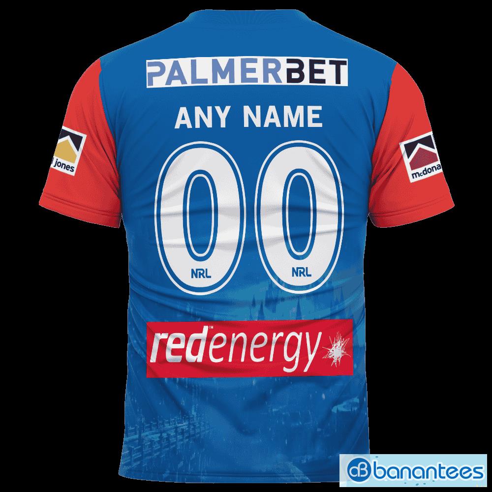 NRL Newcastle Knights Custom Name Number On Field Indigenous Jersey 2021  T-Shirt