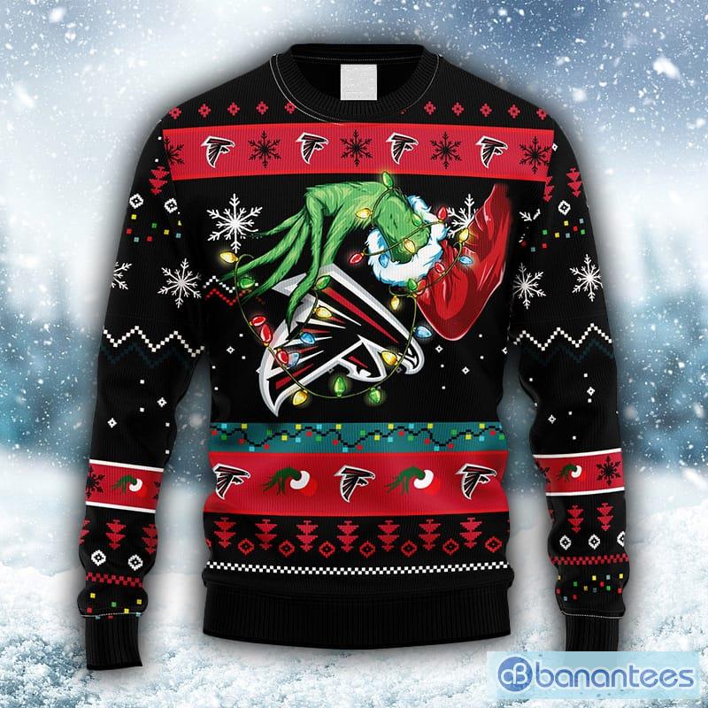 Atlanta Falcons American NFL Football Team Logo Cute Grinch 3D Men And  Women Ugly Sweater - Plangraphics