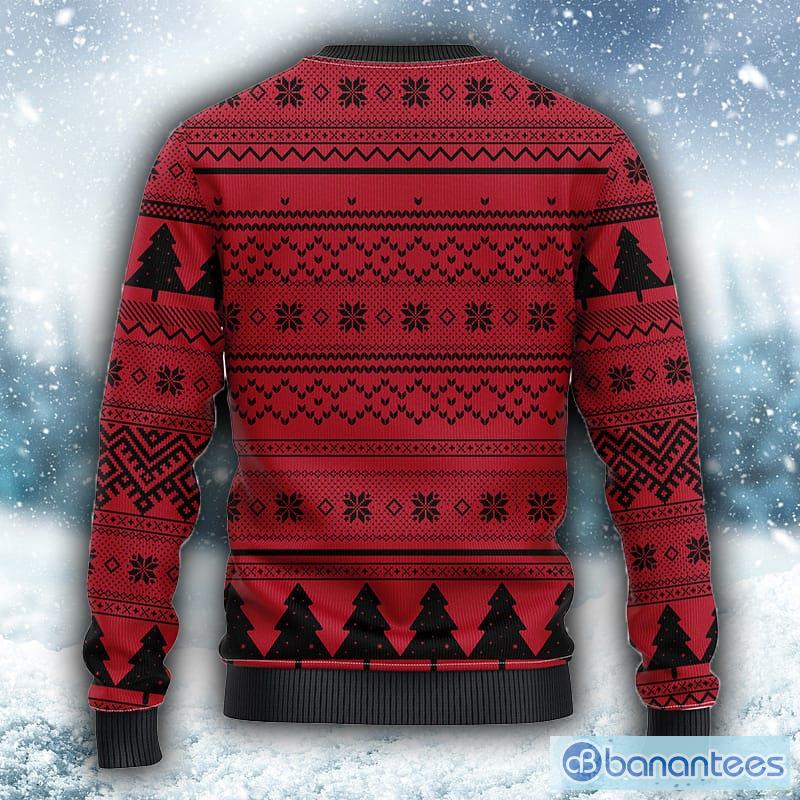 Atlanta Falcons Grinch Hug Christmas AOP Sweater