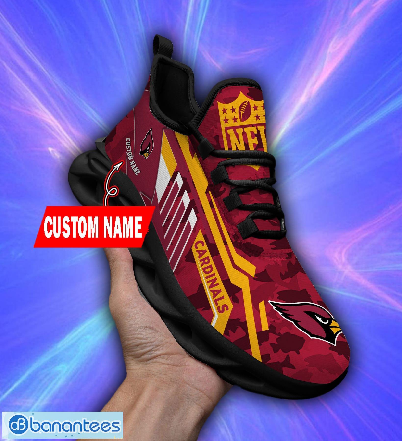 Arizona Cardinals Team Personalized Name Shoes Sport Fans Gift - Banantees