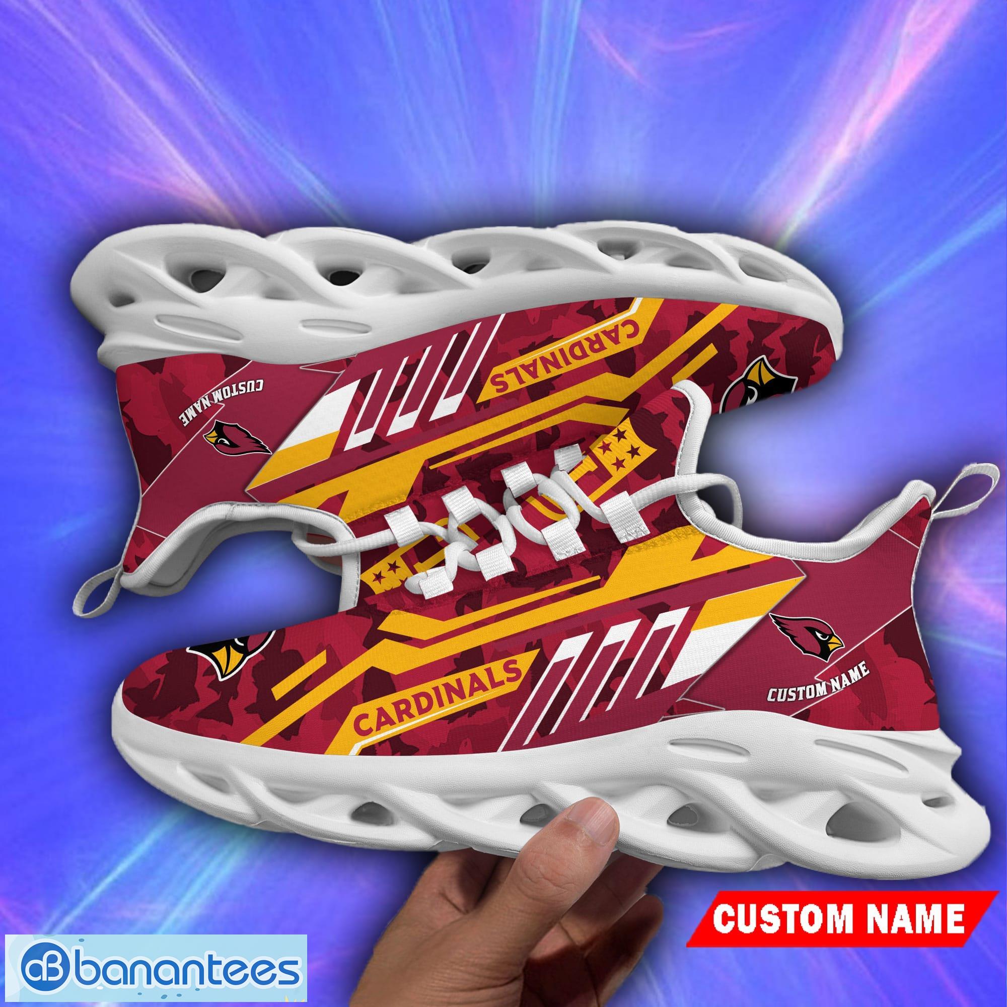 Arizona Cardinals Team Personalized Name Shoes Sport Fans Gift - Banantees