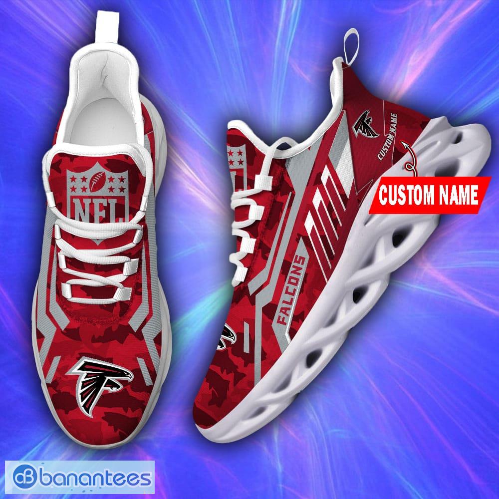 Atlanta Falcons Fans Gift Custom Name Max Soul Shoes Sneakers