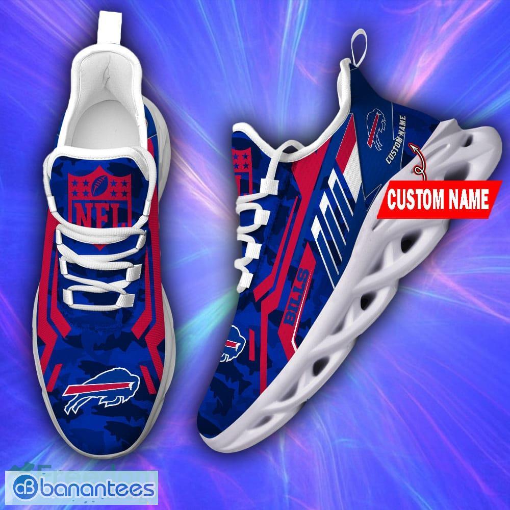 Buffalo Bills Nfl Sport Shoes Max Soul Sneakers - Banantees