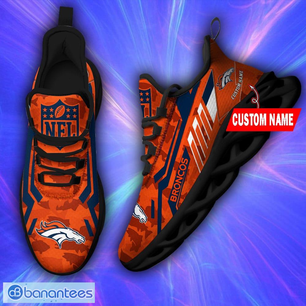 Denver Broncos Chunky Shoes NFL Football Team Custom Name Max Soul