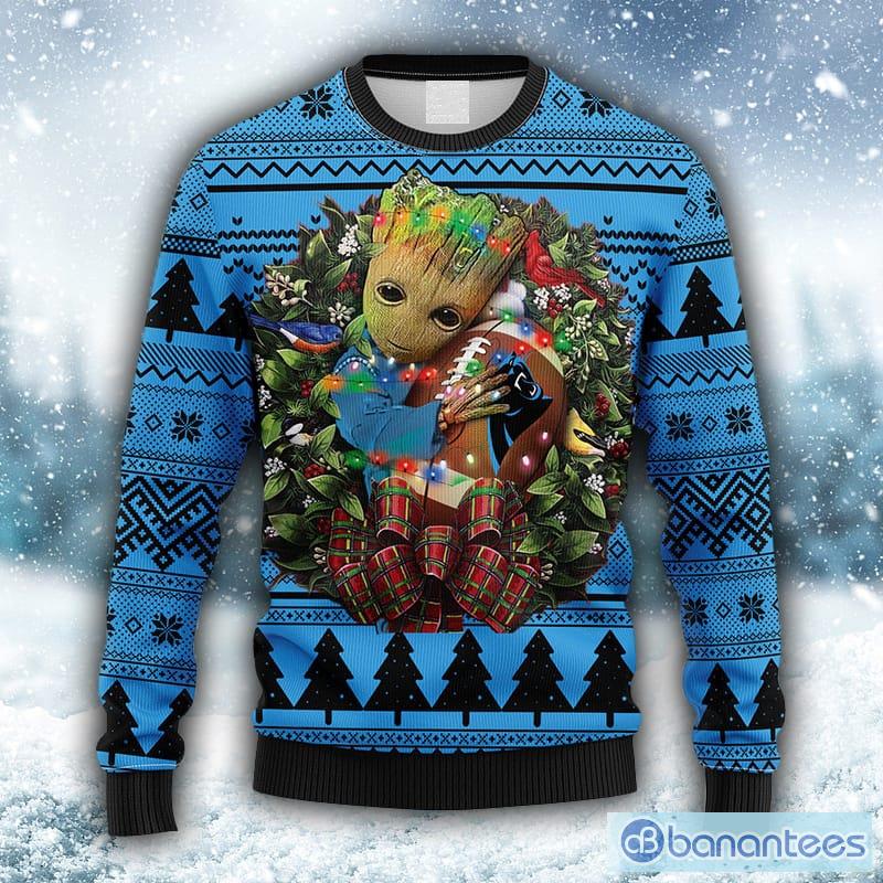 NFL Carolina Panthers Christmas Gift 3D Ugly Christmas Sweater For Men And  Women - Banantees