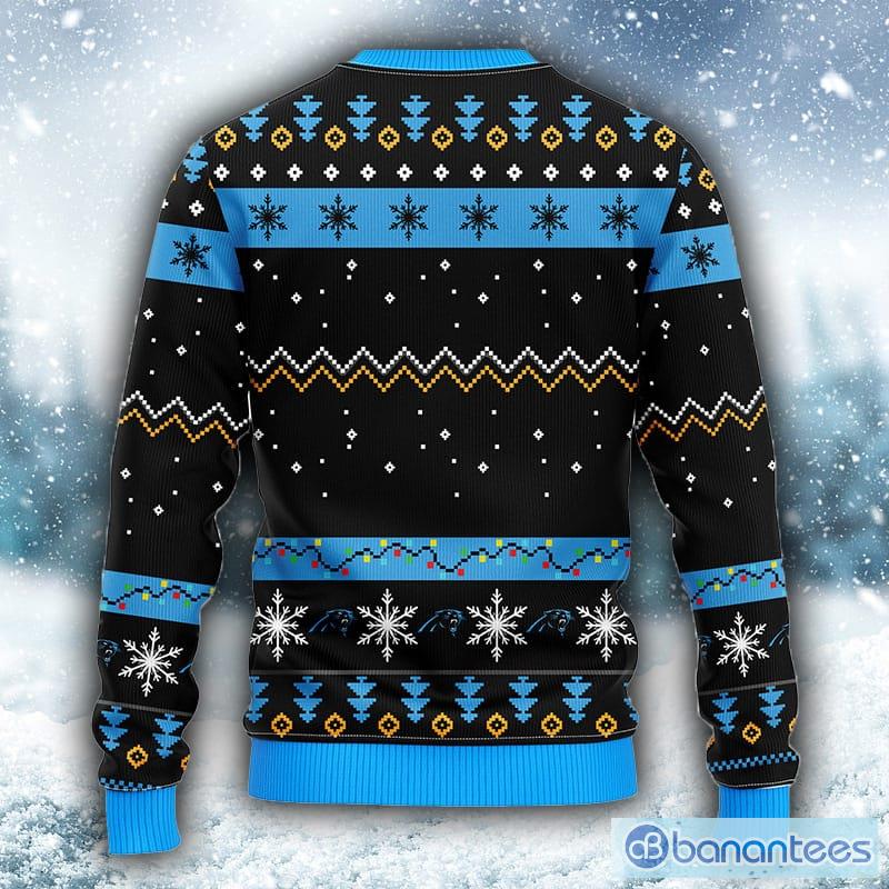 Carolina Panthers Funny Grinch Ugly Christmas Sweater - Banantees