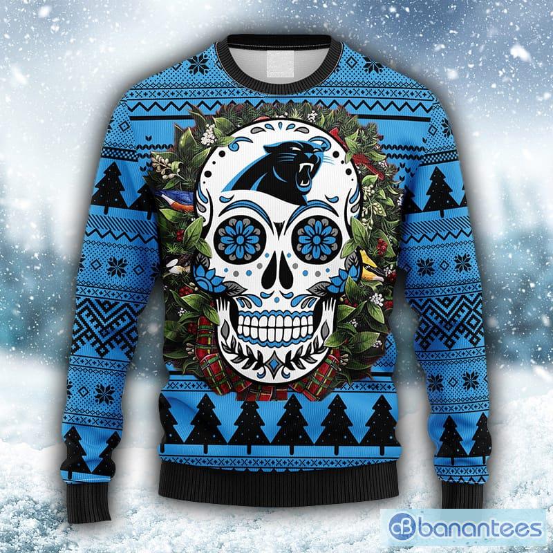 NFL Carolina Panthers Christmas All Over Print Fun Ugly Sweater