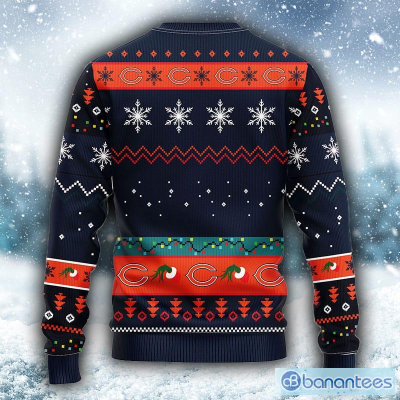 NFL Chicago Bears The Grinch New Ugly Christmas Sweater For Men And Women  Gift Fans - Banantees