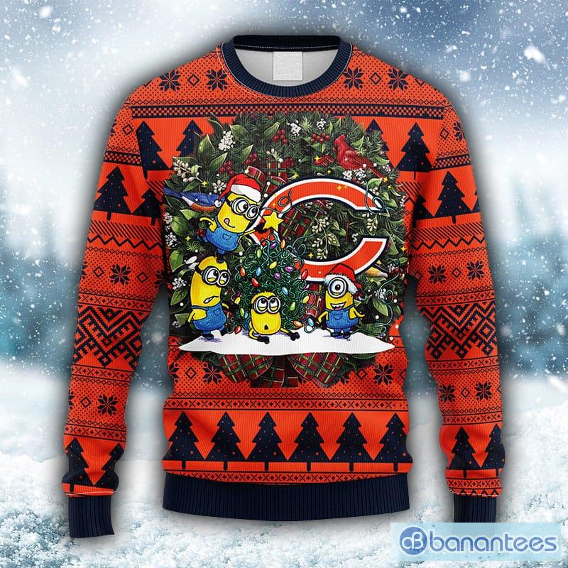 Nfl Chicago Bears Custom Name Minions Lover Hawaiian Shirt For Men