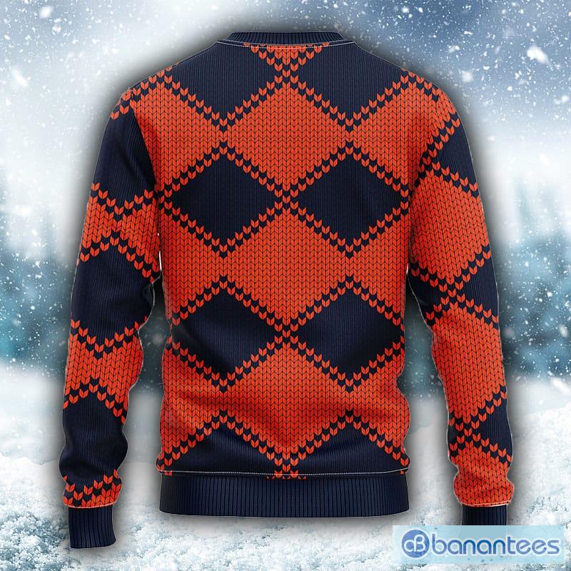 Personalized Chicago Bears Custom Name And Number Ugly Christmas Sweater 3D  Gift For Men And Women