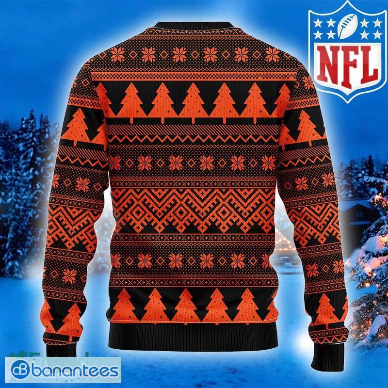 Cincinnati Bengals Christmas Gingerbread Man Ugly Christmas Sweater