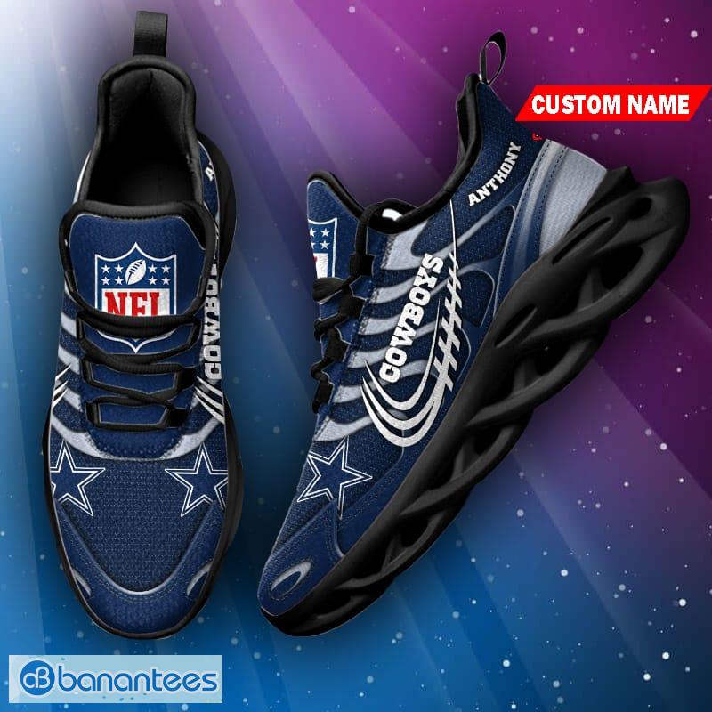 Dallas Cowboys Custom Name NFL Premium Luxury Max Soul Shoes Gift For Fans  Running Sneaker - Banantees