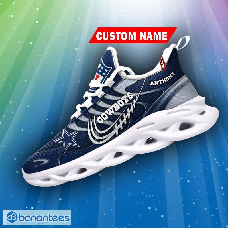 Dallas Cowboys Custom Name NFL Premium Luxury Max Soul Shoes Gift For Fans  Running Sneaker - Banantees