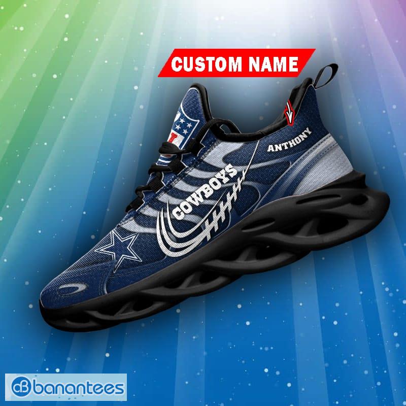 Dallas Cowboys NFL Custom Name Max Soul Shoes