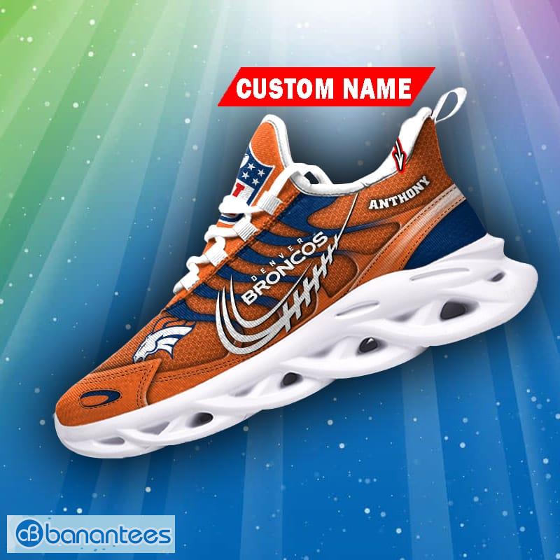 Denver Broncos NFL Orange Blue Max Soul Shoes