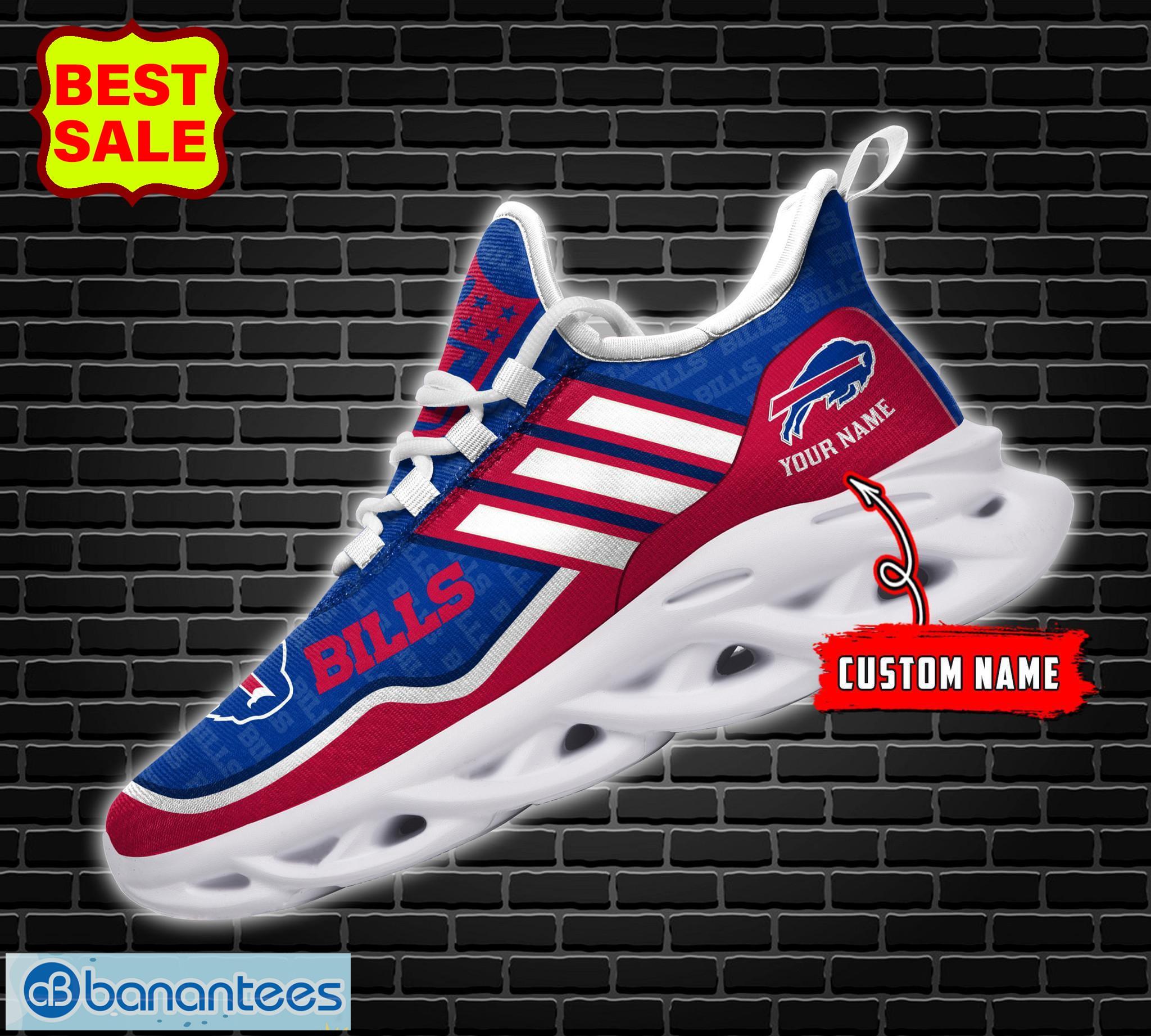 Buffalo Bills NFL Max Soul Shoes Custom Name Sneakers For Fans