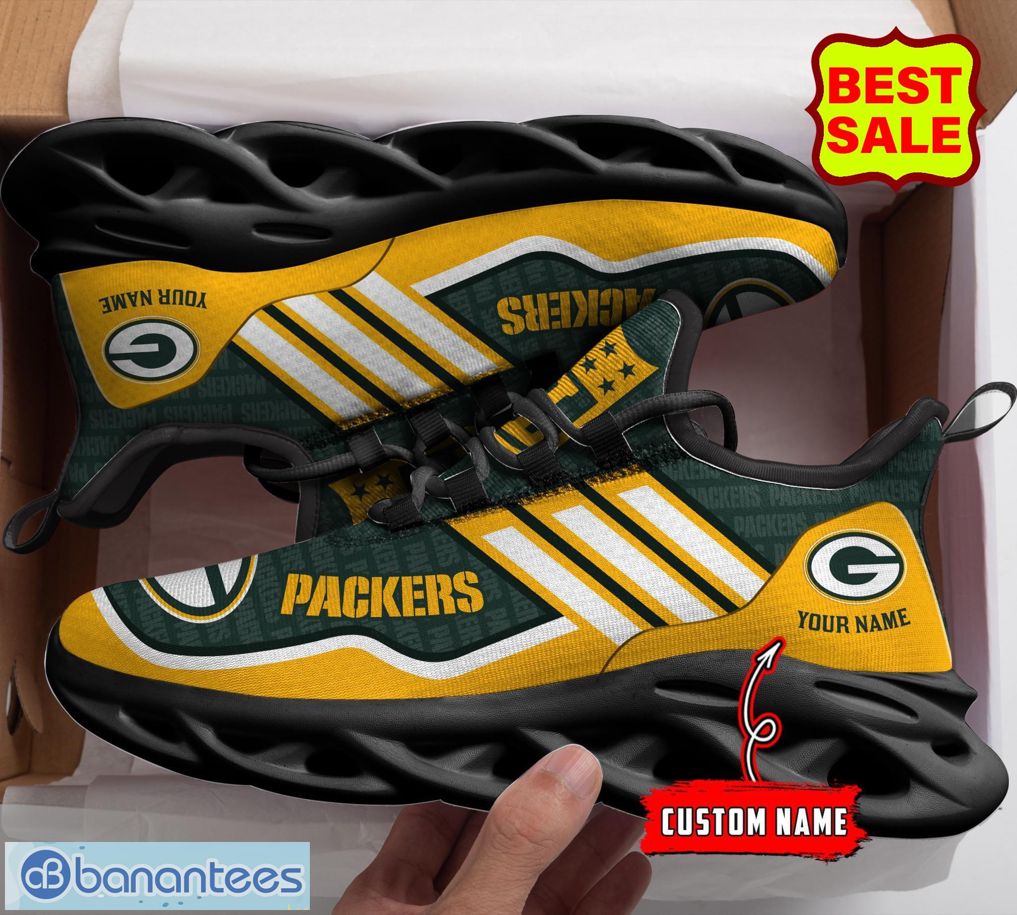 Green Bay Packers NFL Custom Name Max Soul Shoes Clunky Sneakers Special  Gift For Men Women Fans