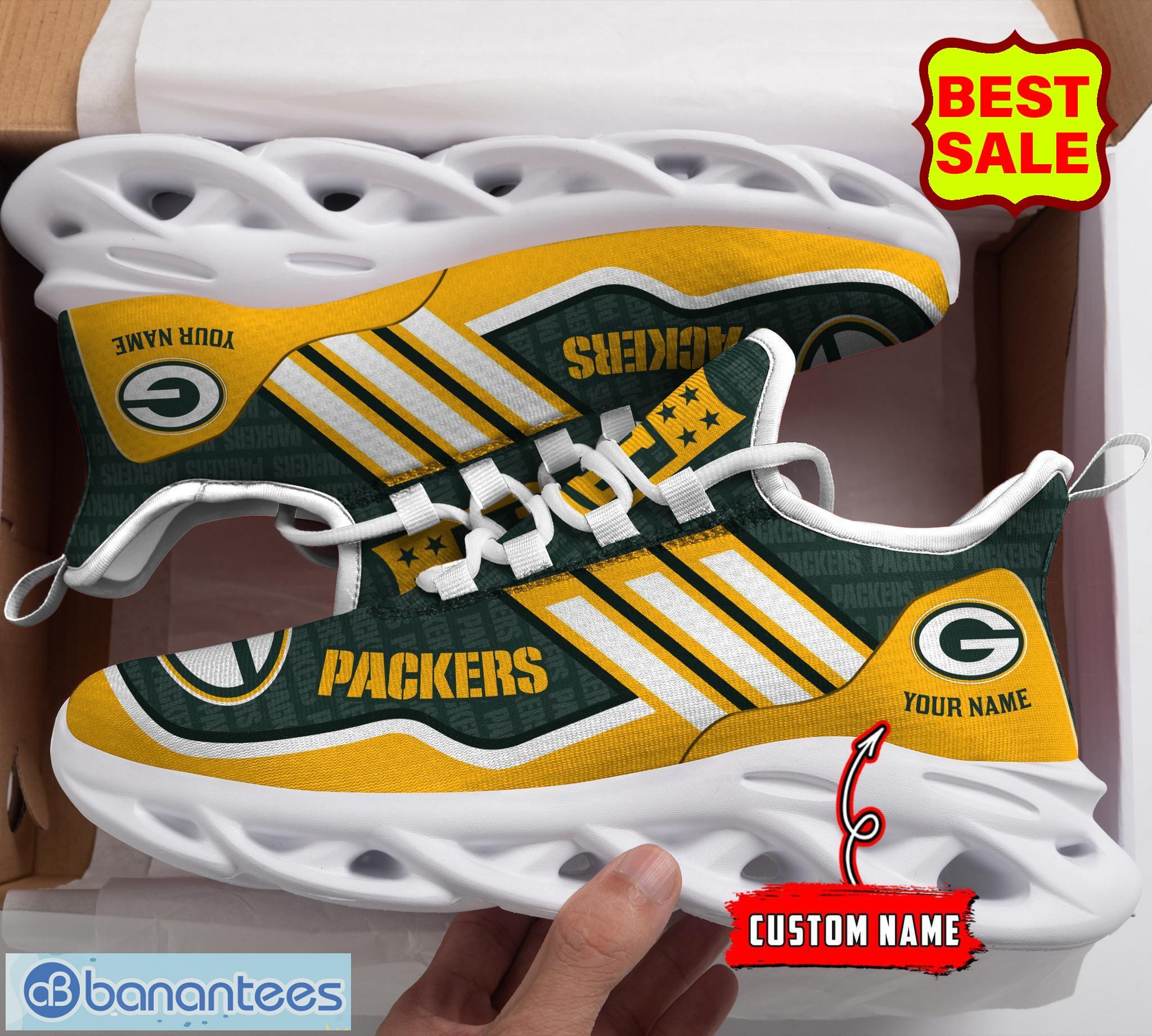 Green Bay Packers NFL Custom Name Max Soul Shoes Clunky Sneakers Special  Gift For Men Women Fans