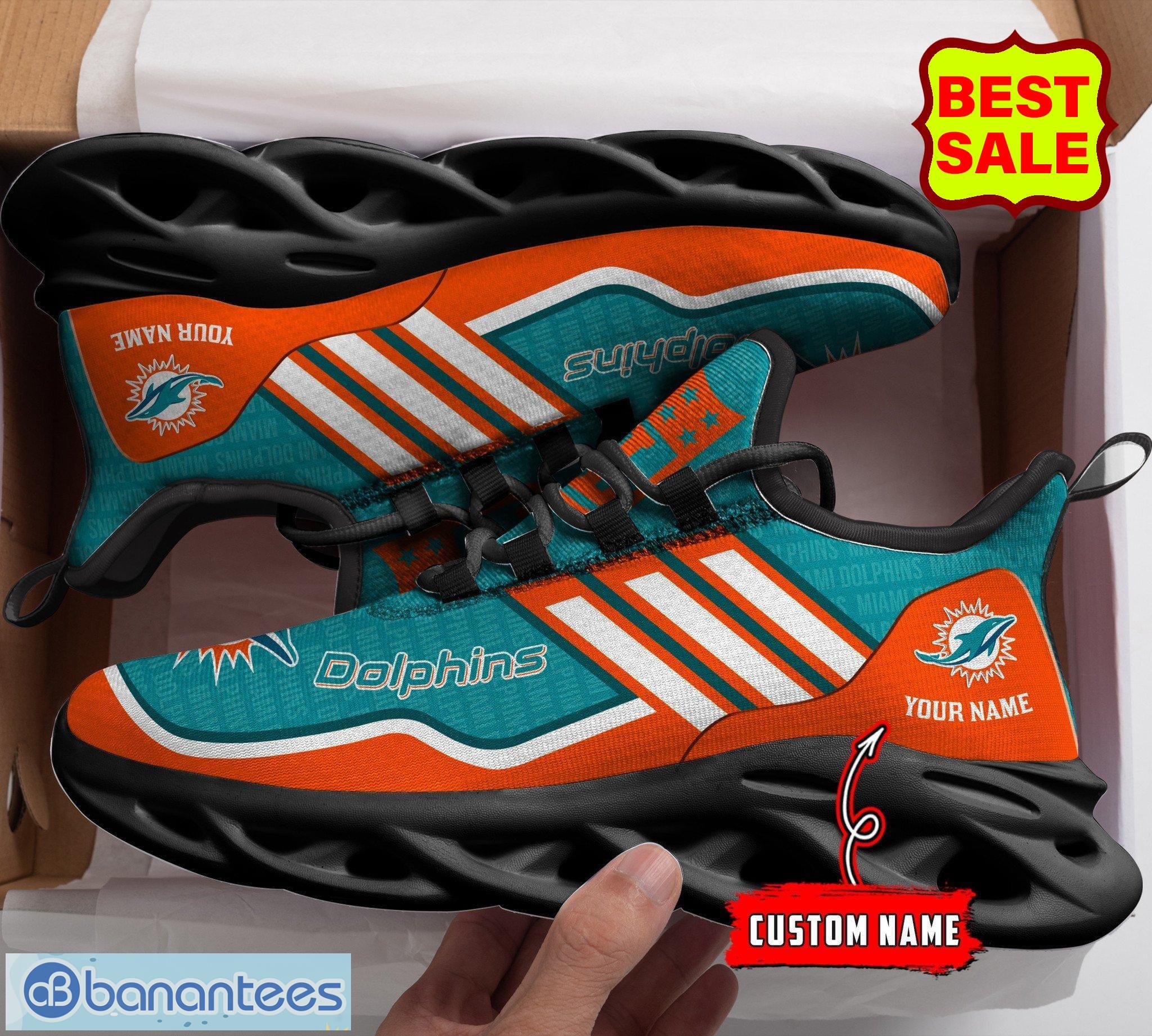 Miami Dolphins Custom Name Air Jordan 11 Sneaker Shoes For Sport Fans -  Banantees