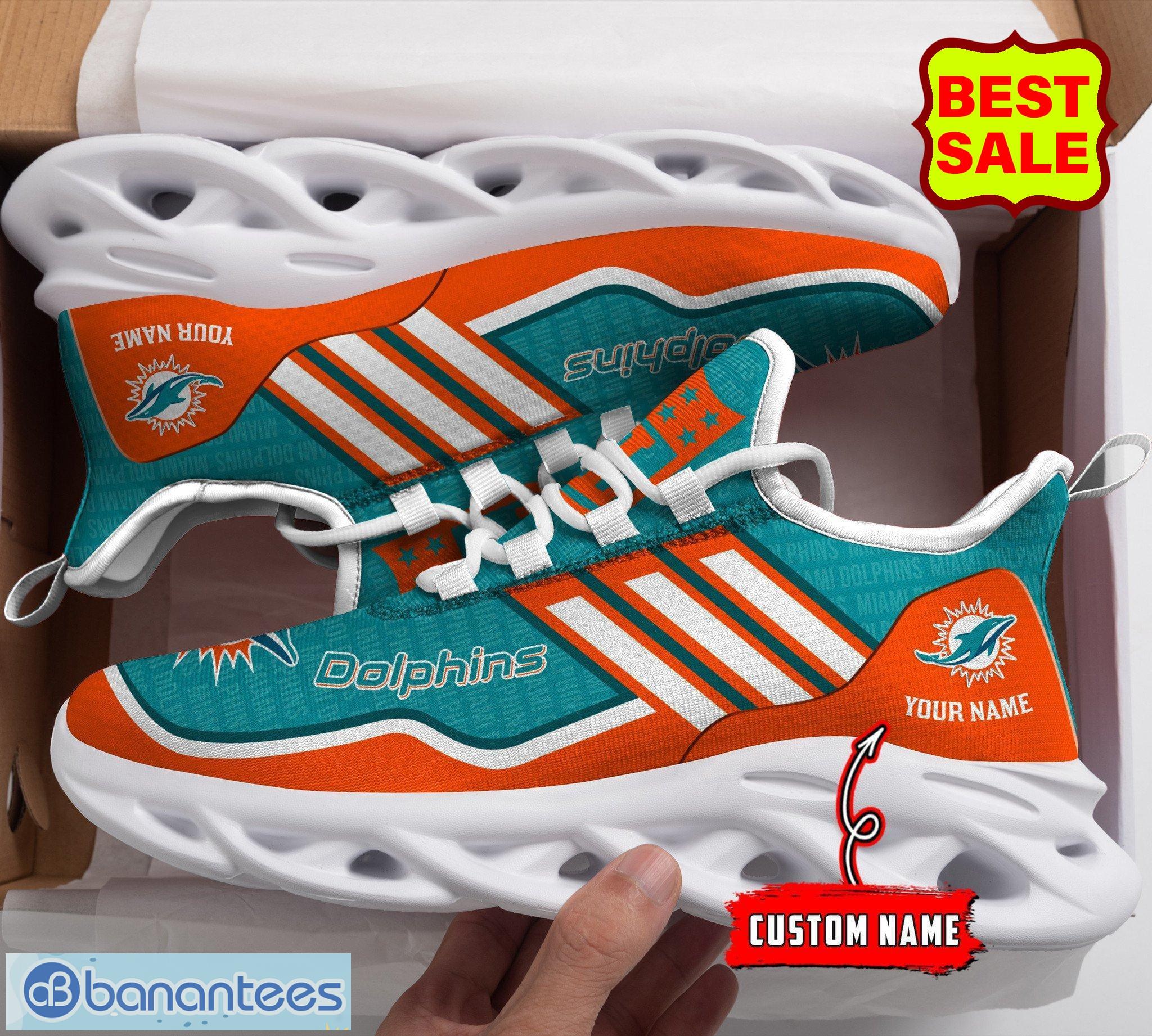 Miami Dolphins NFL New Clunky Sneakers Max Soul Shoes For Men And Women -  Banantees