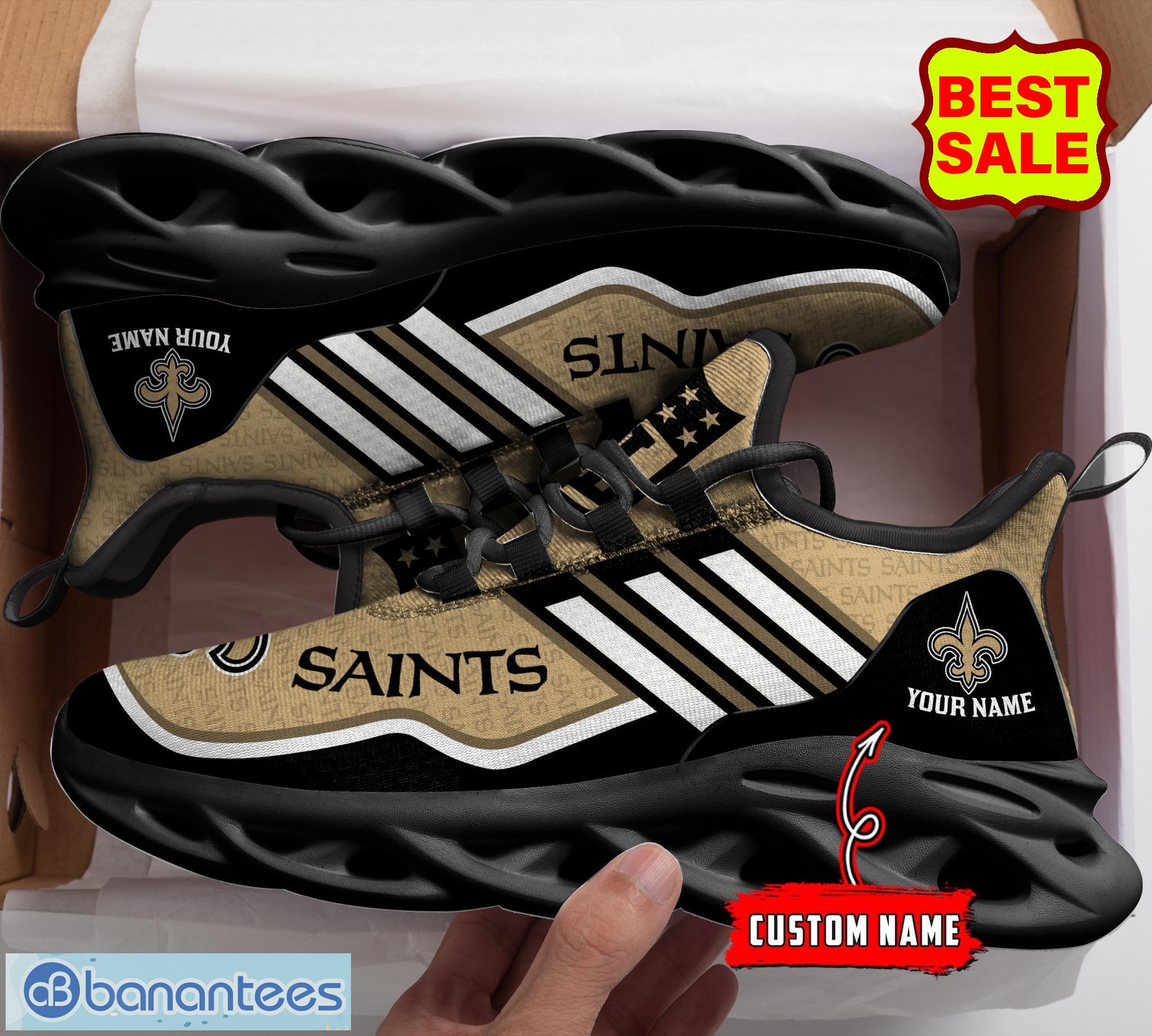 New Orleans Saints Custom Name NFL Air Jordan 11 Shoes For