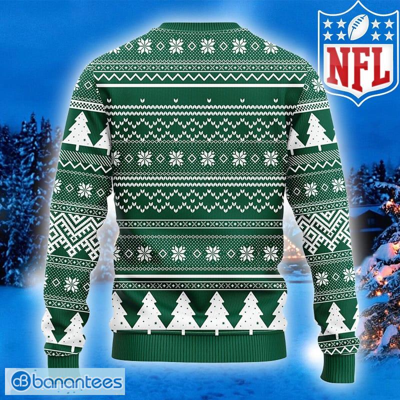 Christmas Gift For NFL Fans New York Jets Grateful Dead Christmas Gift  Pattern Ugly Christmas Sweater