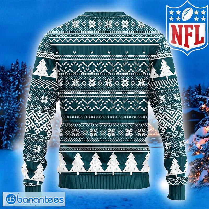 Eagles Christmas Sweater Grinch Hug Football Philadelphia Eagles