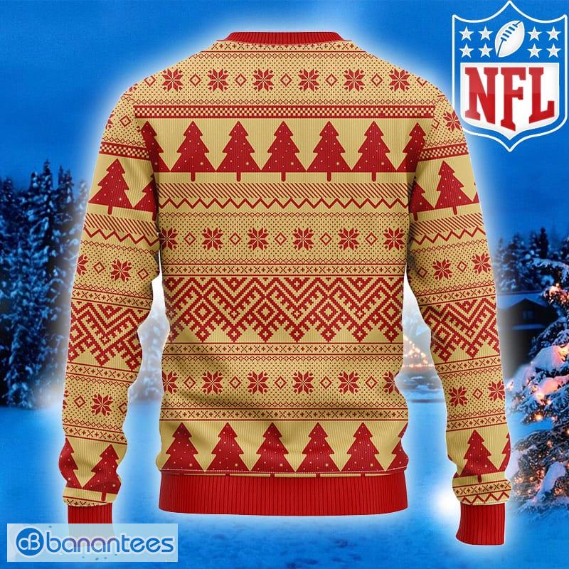 3D Print San Francisco 49ers Sweater NFL Football Fans Ugly Christmas  Sweater Christmas Gift For Men And Women