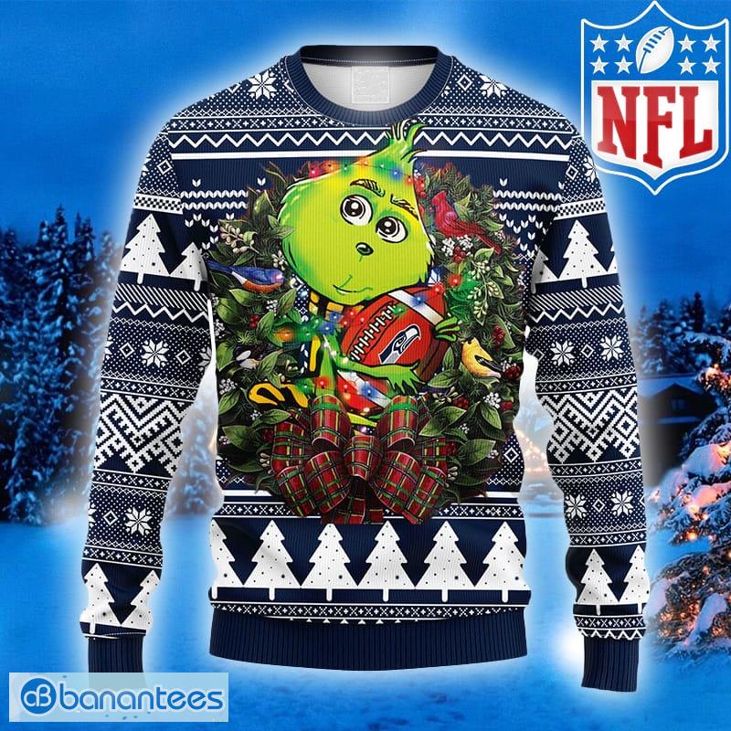 NFL Seattle Seahawks Christmas Sweater Xmas Gift - Banantees