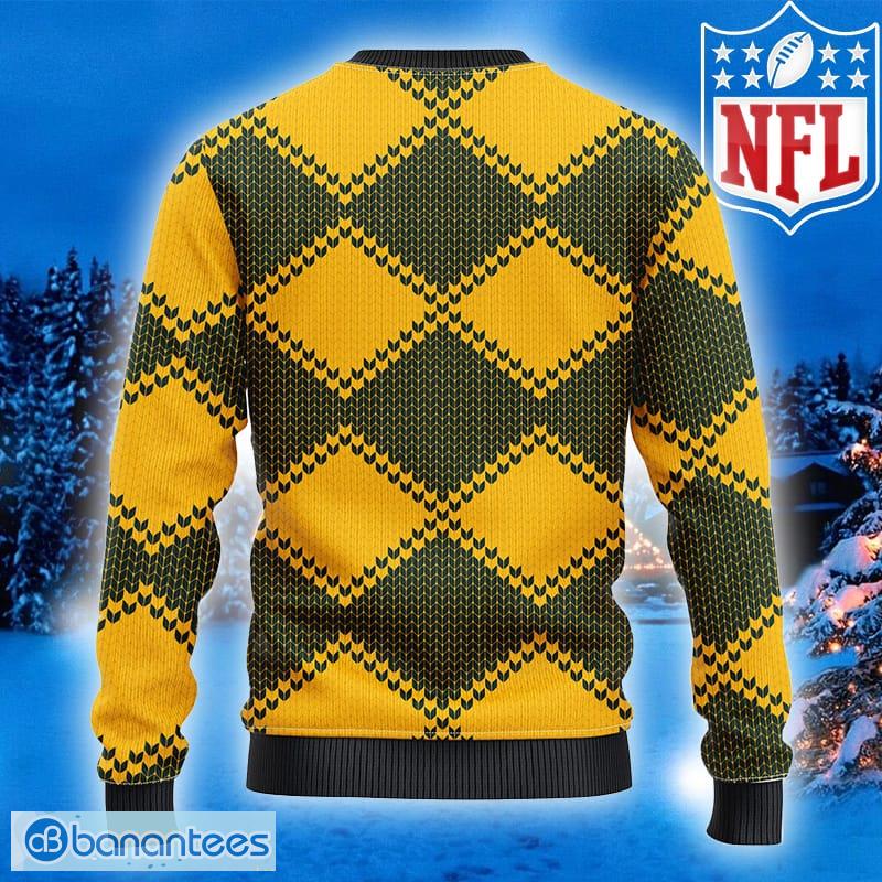 Green Bay Packers Christmas Ugly Sweater All Over Print T-Shirt Hoodie Fan  Gifts Idea