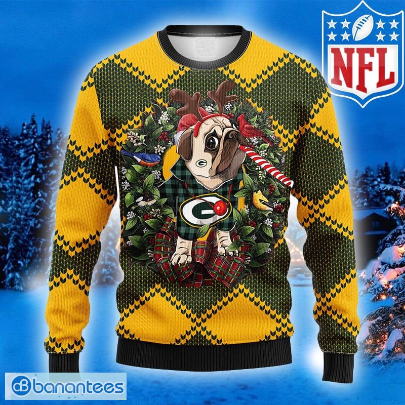 NFL Green Bay Packers Pub Dog Logo Ideas Ugly Christmas Sweater For Men And  Women - Banantees