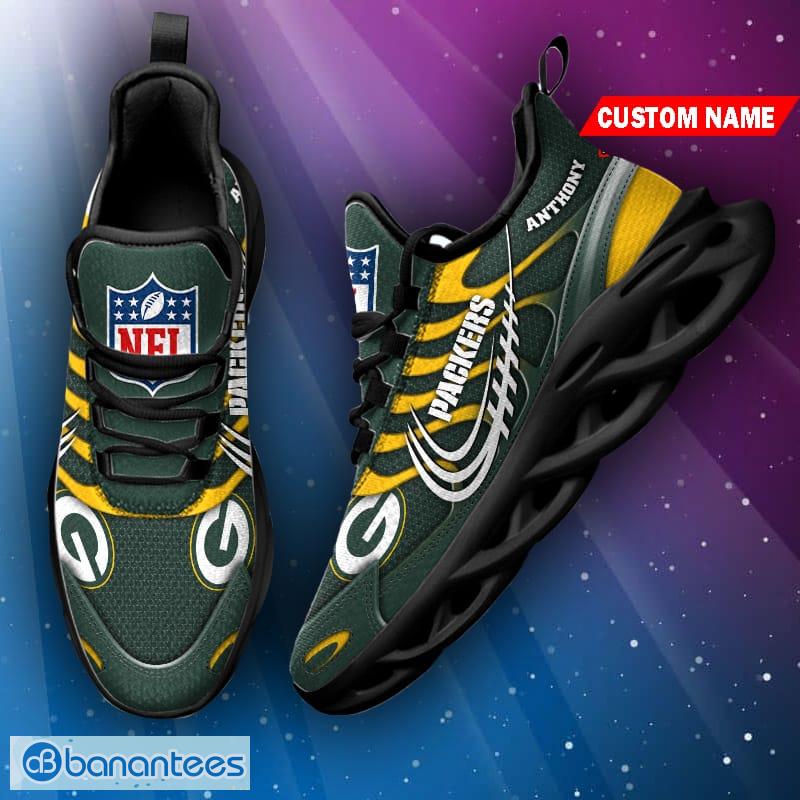 Green Bay Packers NFL Custom Name Max Soul Shoes Clunky Sneakers Special  Gift For Men Women Fans