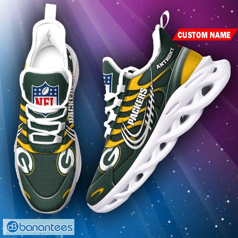 Green Bay Packers NFL Max Sou Sneakers Running Shoes - Banantees