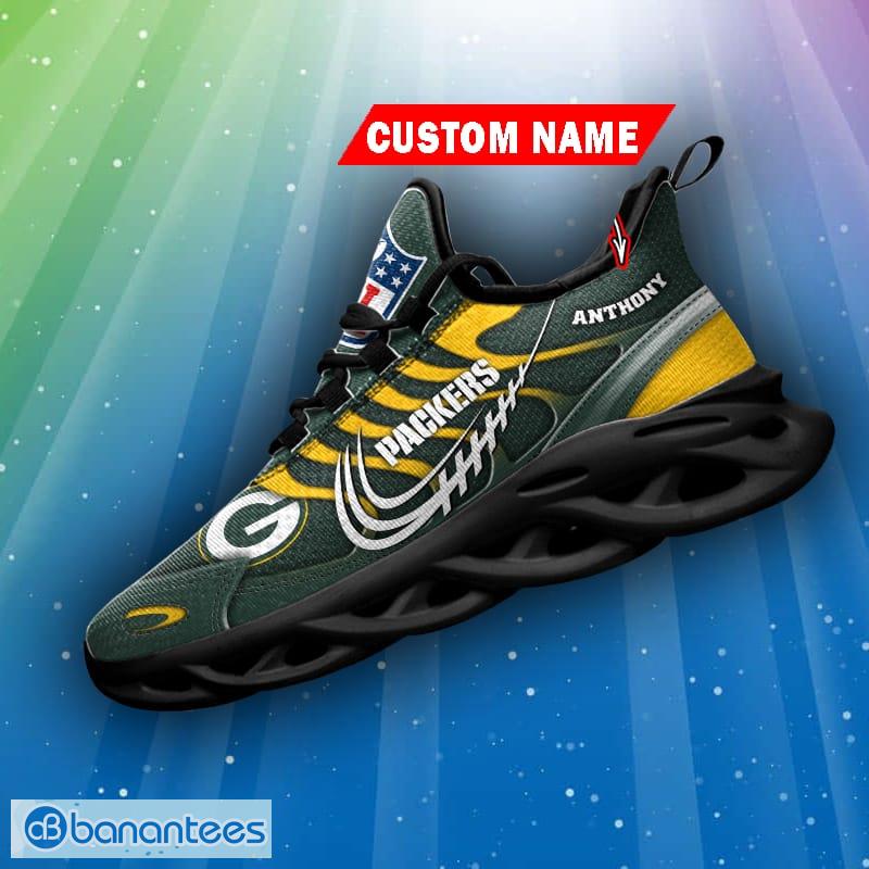 Green Bay Packers Personalized Max Soul Sneakers V34 - Tana Elegant