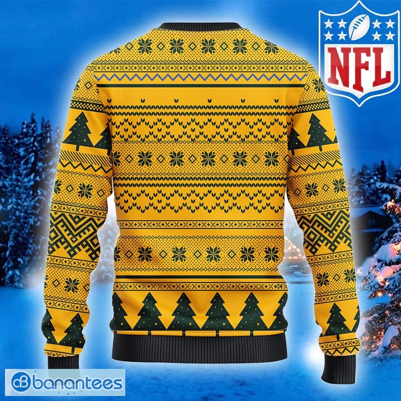 NFL Green Bay Packers Custom Name And Number Ugly Christmas Sweater  Christmas Gift For Sport Team - Banantees