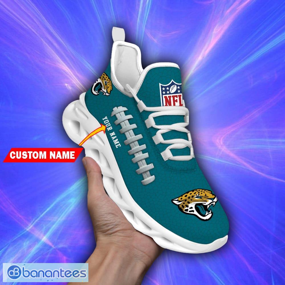 Jacksonville Jaguars NFL Max Sou Sneakers Running Shoes - Banantees