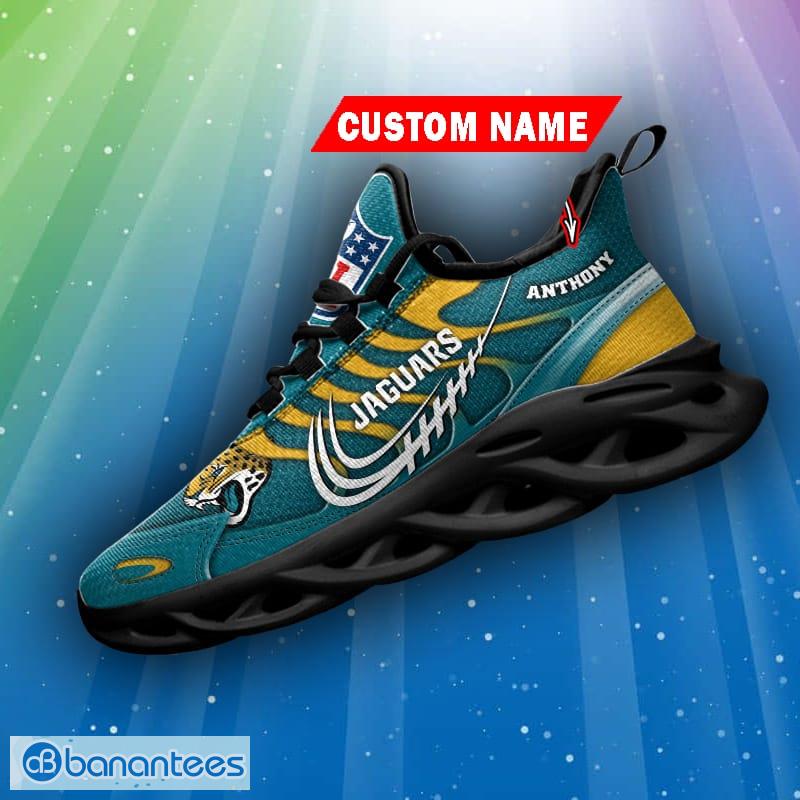 NFL Jacksonville Jaguars Teal White Max Soul Running Shoes - T-shirts Low  Price