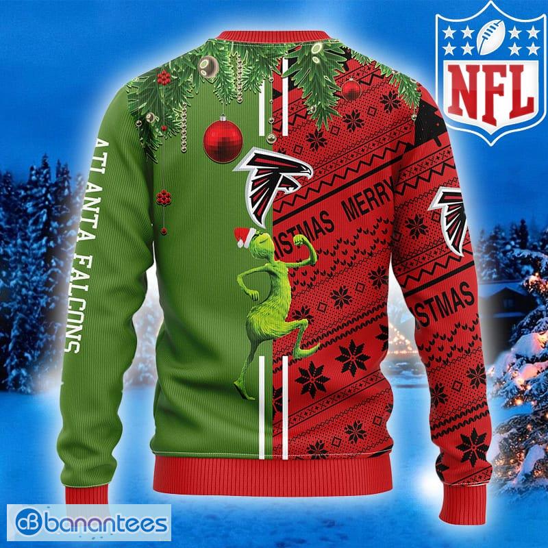 LIMITED DESIGN Atlanta Falcons All I Need For Christmas Is Falcons Custom  Name Number Ugly Christmas Sweater