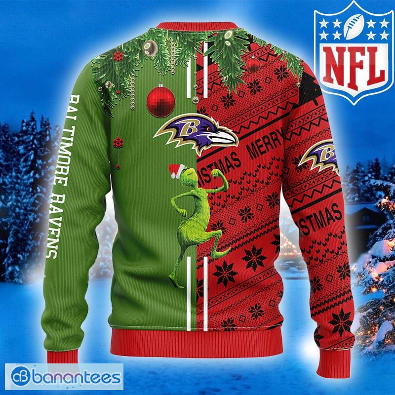 NFL Baltimore Ravens New Season Warmth Ugly Christmas 3D Sweater - Banantees