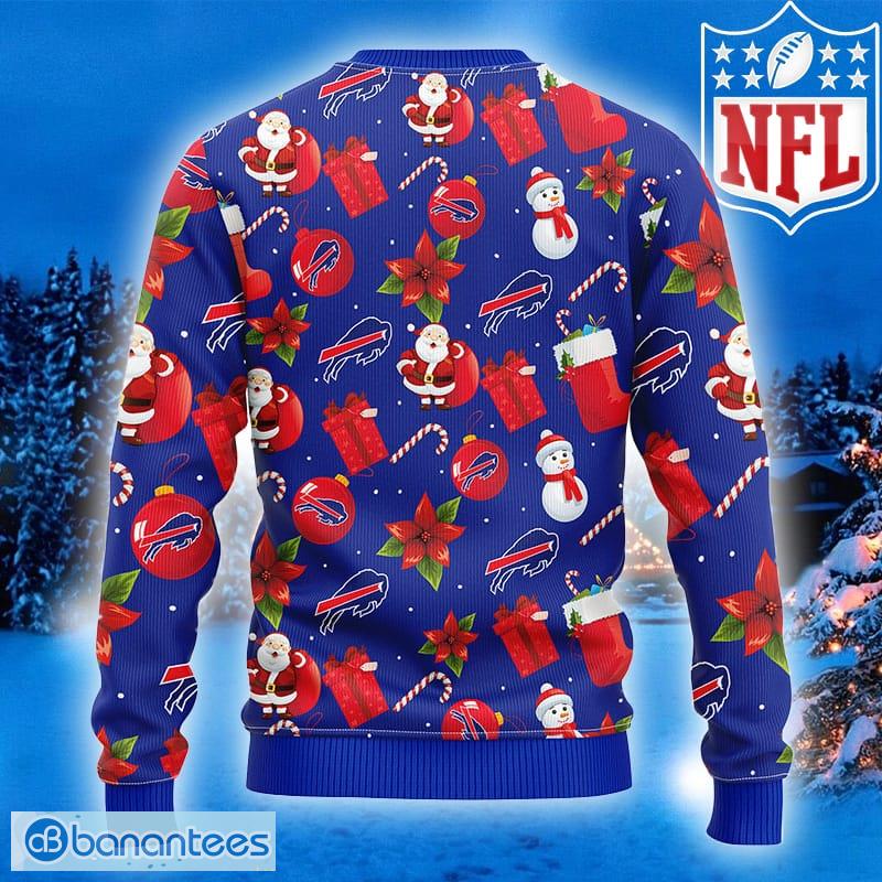 Buffalo Bills Ugly Sweater NFL Buffalo Bills Personalized Name And Number Ugly  Christmas Sweater