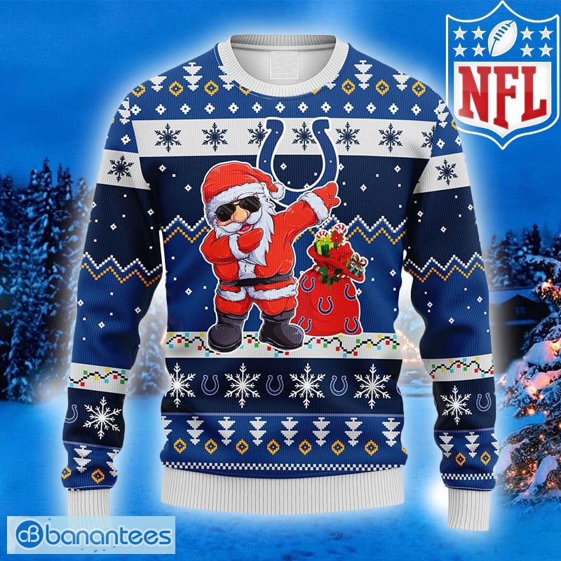 NFL Indianapolis Colts Logo With Funny Grinch Ugly Christmas Sweater Sport  Fans Men And Women Christmas Gift