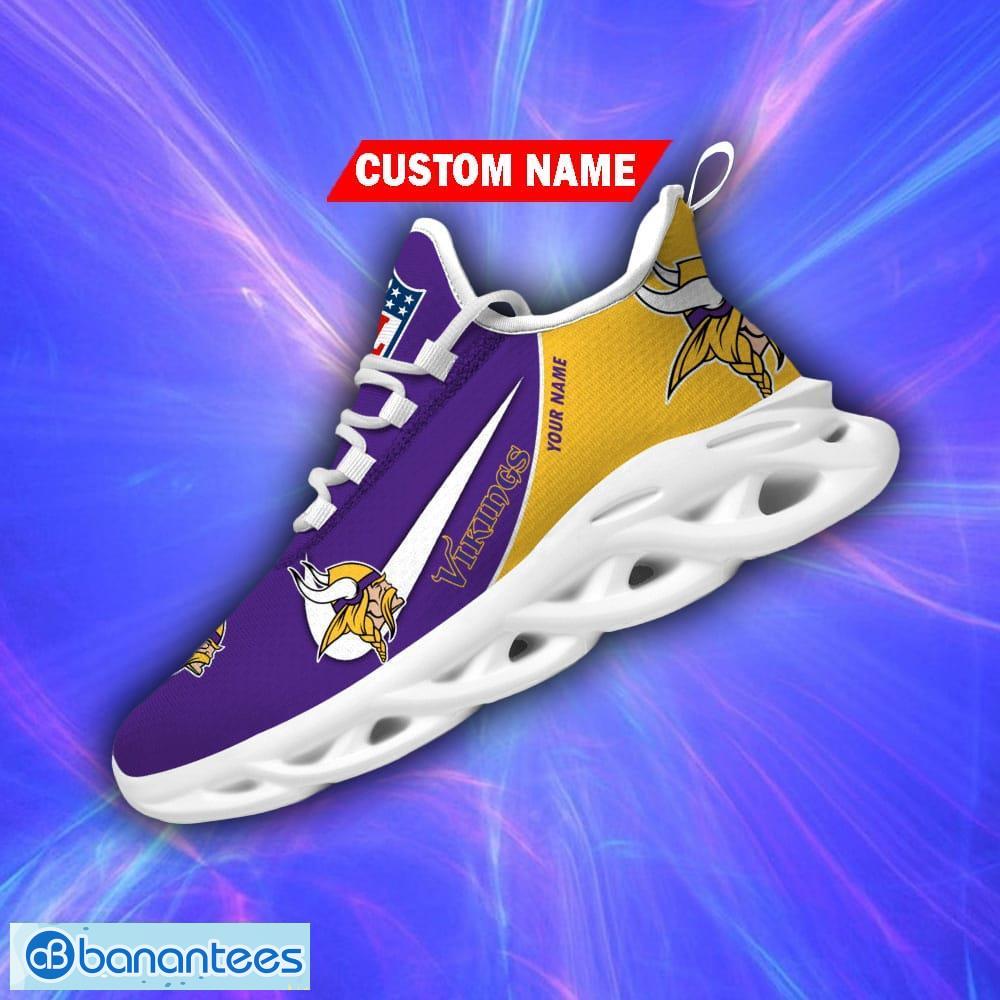 Minnesota Vikings Design Max Soul Shoes For Men And Women - Banantees